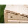 Holz (unbehandelt) | 67x67x42 cm | Fertig montiert | Mit Deckel (Schr&auml;gdach)